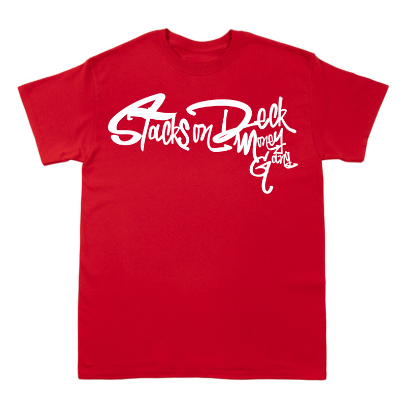 Scripted SODMG Tee - Red